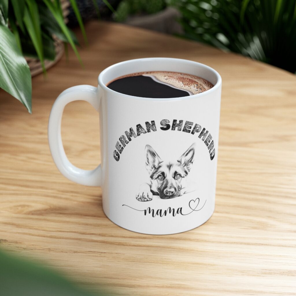 German Shepherd Mama Owner Mug.  Perfect gift for a German Shepherd Owner