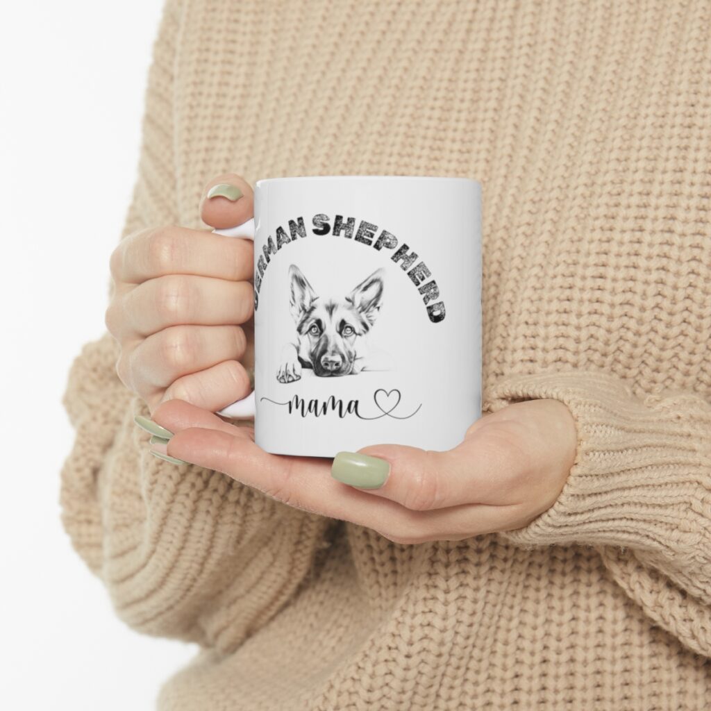 German Shepherd Mama Owner Mug.  Perfect gift for a German Shepherd Owner