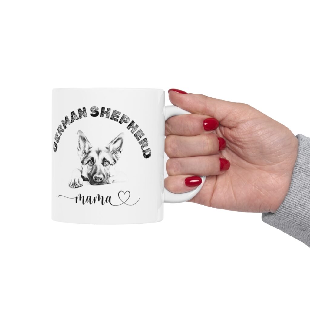 German Shepherd Mama Owner Mug.  Perfect gift for a German Shepherd Owner