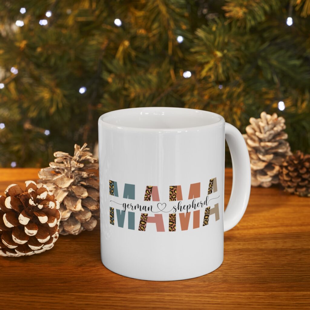 German Shepherd Mama Owner Mug - Perfect gift for an Alsatian owner.