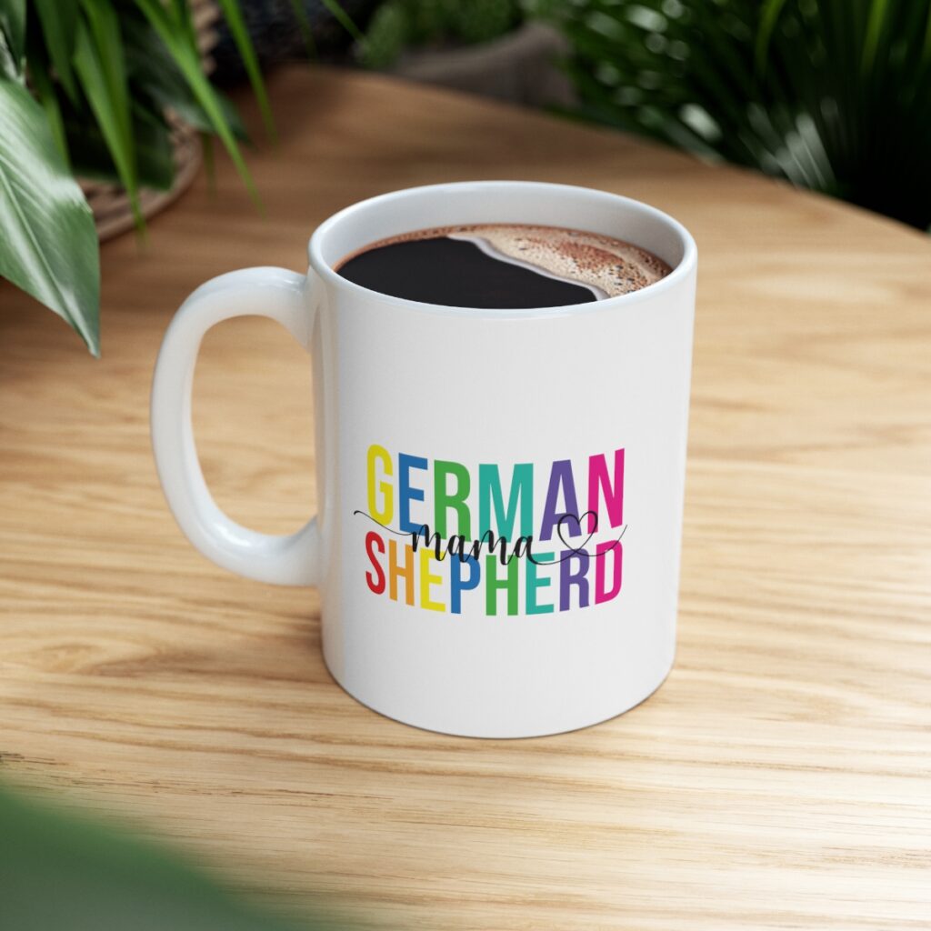 German Shepherd Mama Owner Mug  Perfect gift for an Alsatian owner.