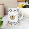 Regal Monogram 'D' Mug - A Majestic Sip for Royalty