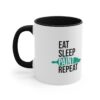 Eat. Sleep. Paint. Repeat. Artist Mug