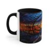 Edgar Allen Poe Nevermore Raven Stained Glass Mug - A Poetic Sip