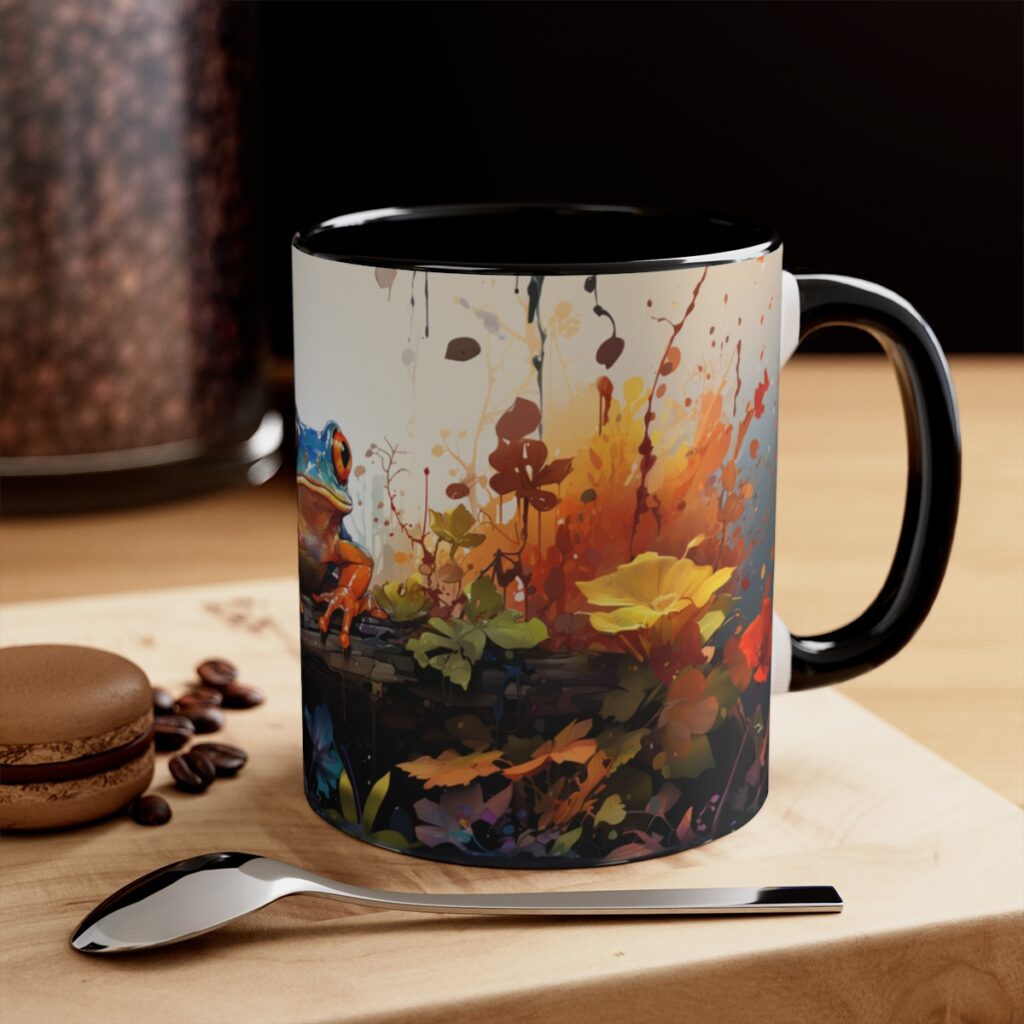 Tropical Frog Art Mug