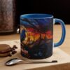 Edgar Allen Poe Nevermore Raven Stained Glass Mug - A Poetic Sip