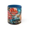 Stained Glass Flower Quote Mug - Embrace the Sweetness of Simplicity