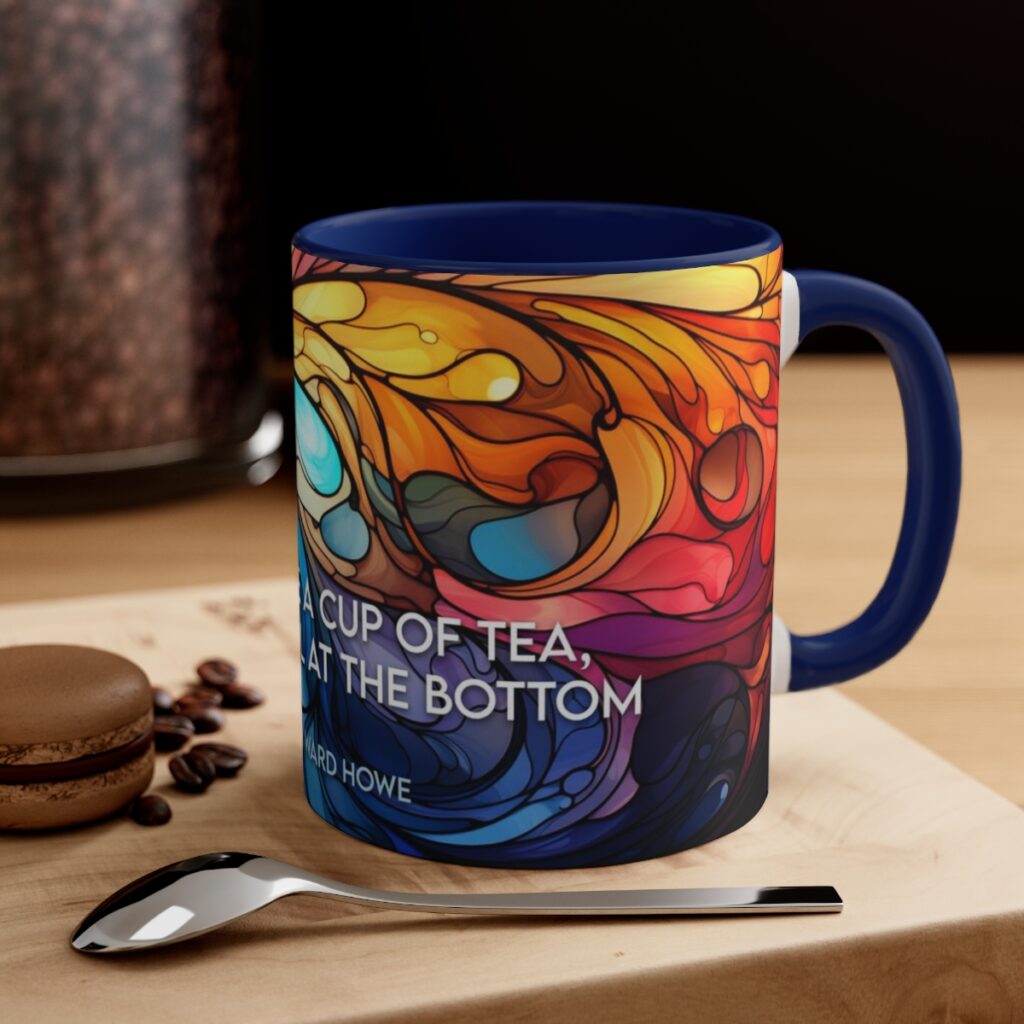 Stained Glass Quote Mug - Life is like a cup of tea