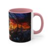 Edgar Allen Poe Nevermore Raven Stained Glass Mug - A Poetic Sip