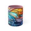 Stained Glass Quote Mug - Life is like a cup of tea