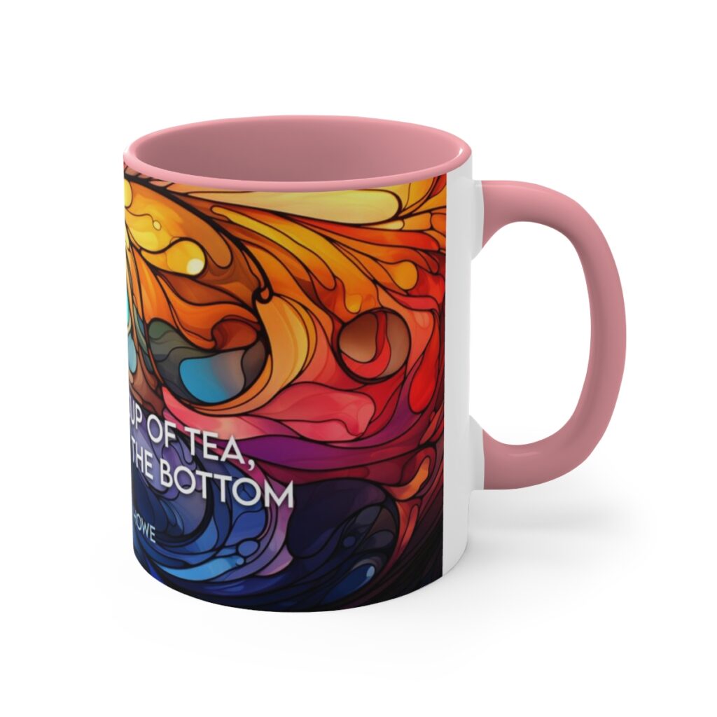 Stained Glass Quote Mug - Life is like a cup of tea