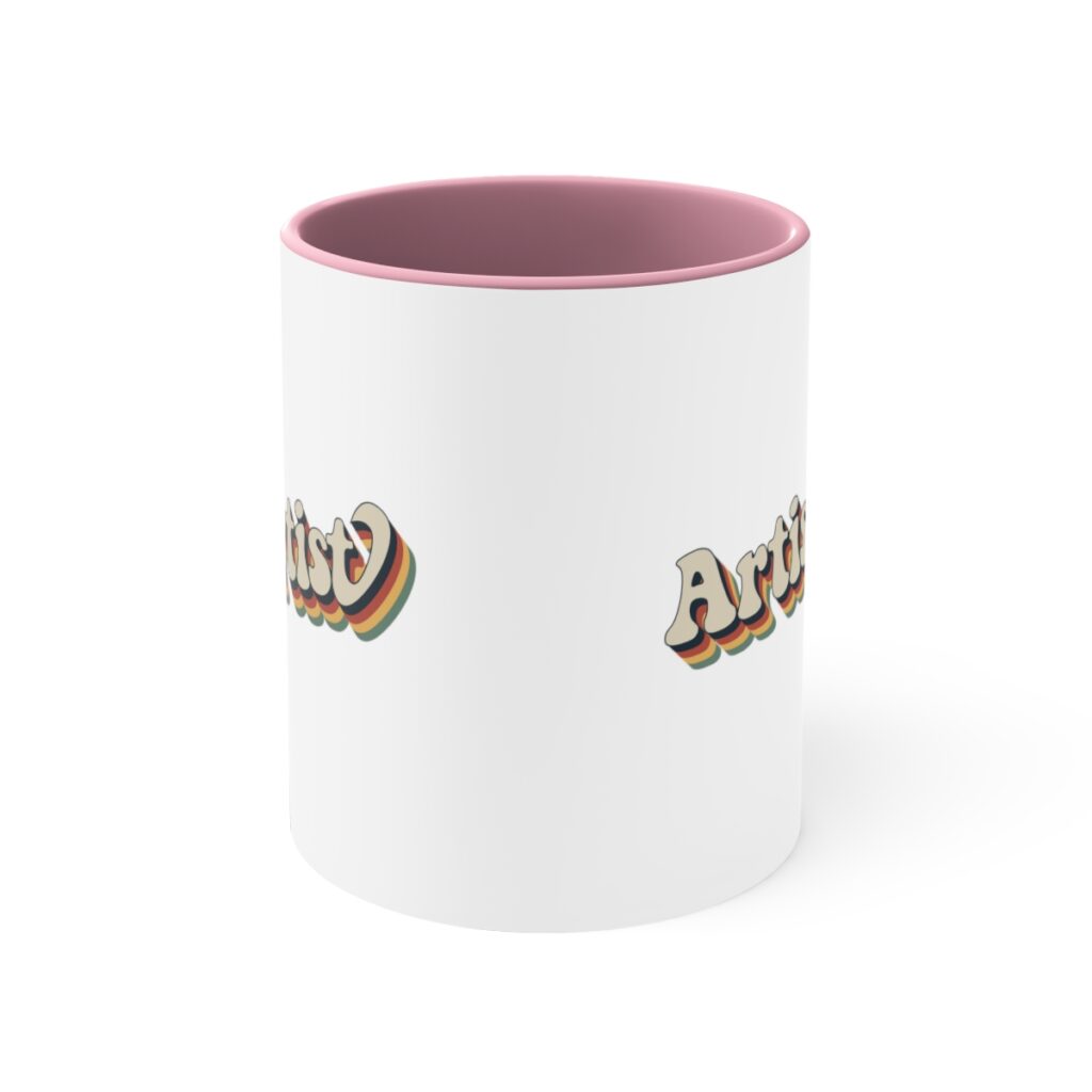 Retro Groovy Artist Mug