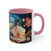 Stained Glass Flower Quote Mug - Embrace the Sweetness of Simplicity