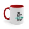 Eat. Sleep. Paint. Repeat. Artist Mug