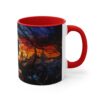 Edgar Allen Poe Nevermore Raven Stained Glass Mug - A Poetic Sip