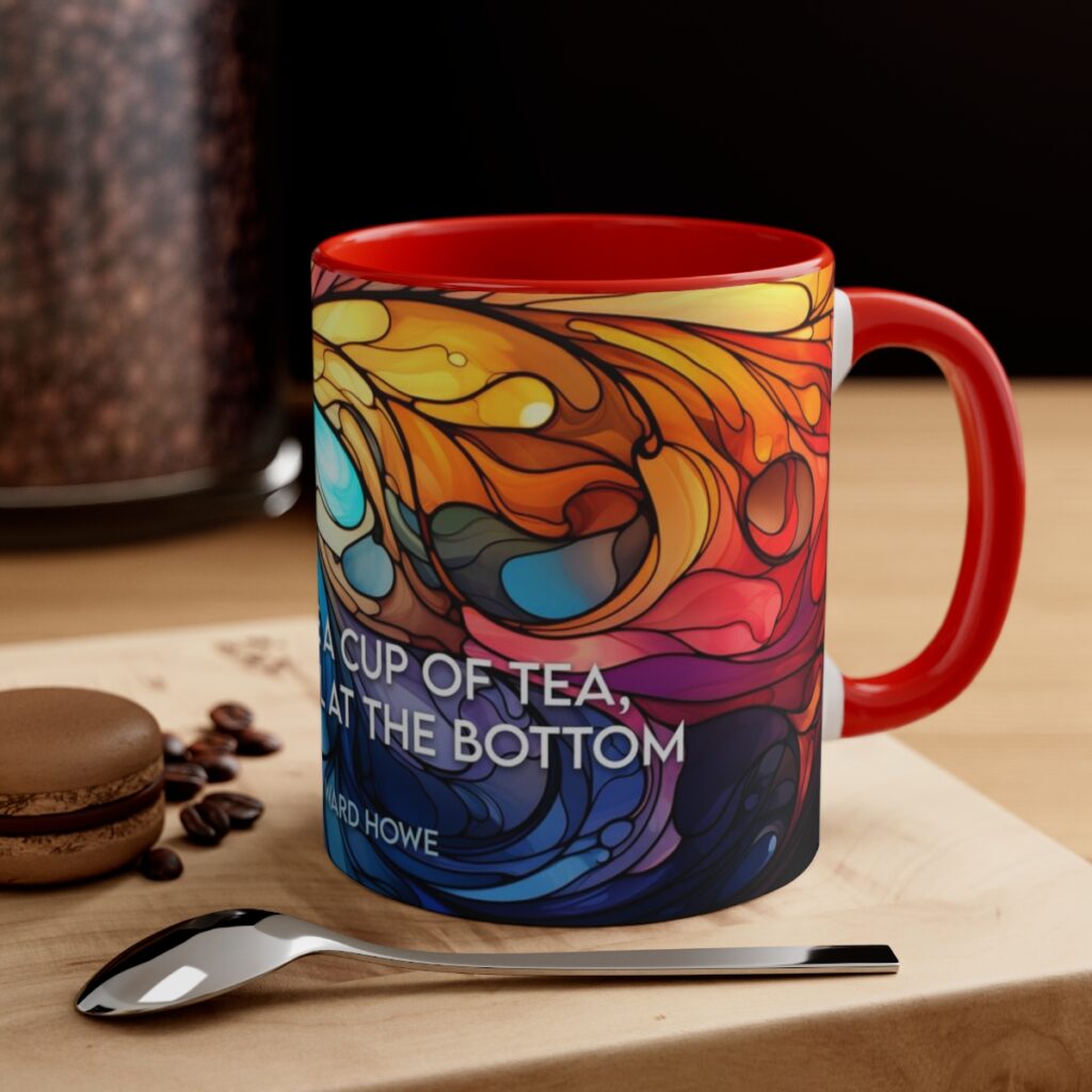 Stained Glass Quote Mug - Life is like a cup of tea