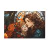 Joyful Embrace - Art Nouveau Canvas Print