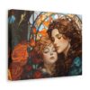 Joyful Embrace - Art Nouveau Canvas Print