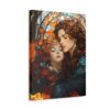 Joyful Embrace - Art Nouveau Canvas Print