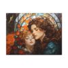 Joyful Embrace - Art Nouveau Canvas Print