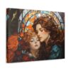 Joyful Embrace - Art Nouveau Canvas Print