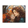 Joyful Embrace - Art Nouveau Canvas Print