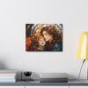 Joyful Embrace - Art Nouveau Canvas Print