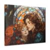 Joyful Embrace - Art Nouveau Canvas Print