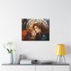 Joyful Embrace - Art Nouveau Canvas Print