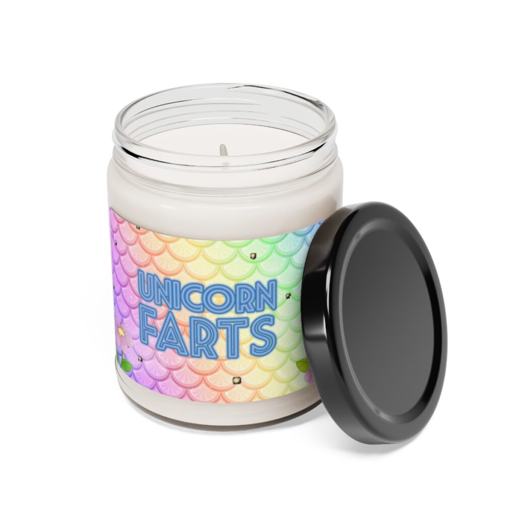 Unicorn Farts Magical Scented Soy Candle, 9oz