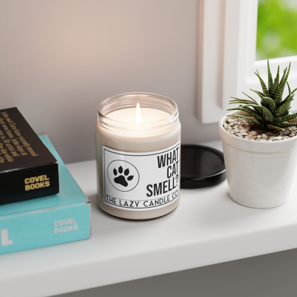 What Cat Smell?" Odor Eliminator Candle, 9oz