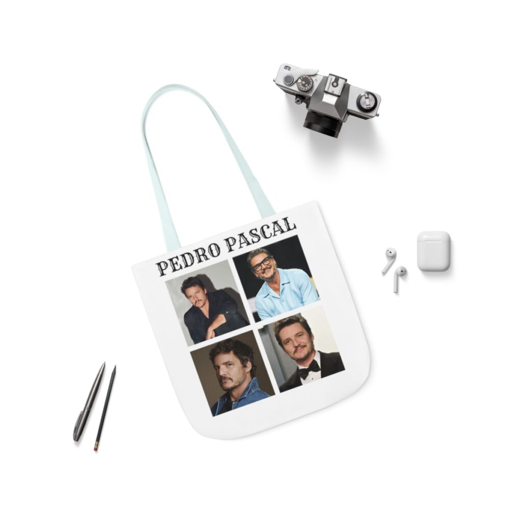 Pedro Pascal Collage Tote Bag