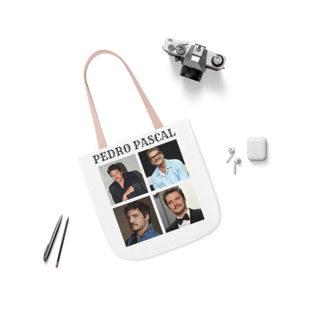 Pedro Pascal Collage Tote Bag