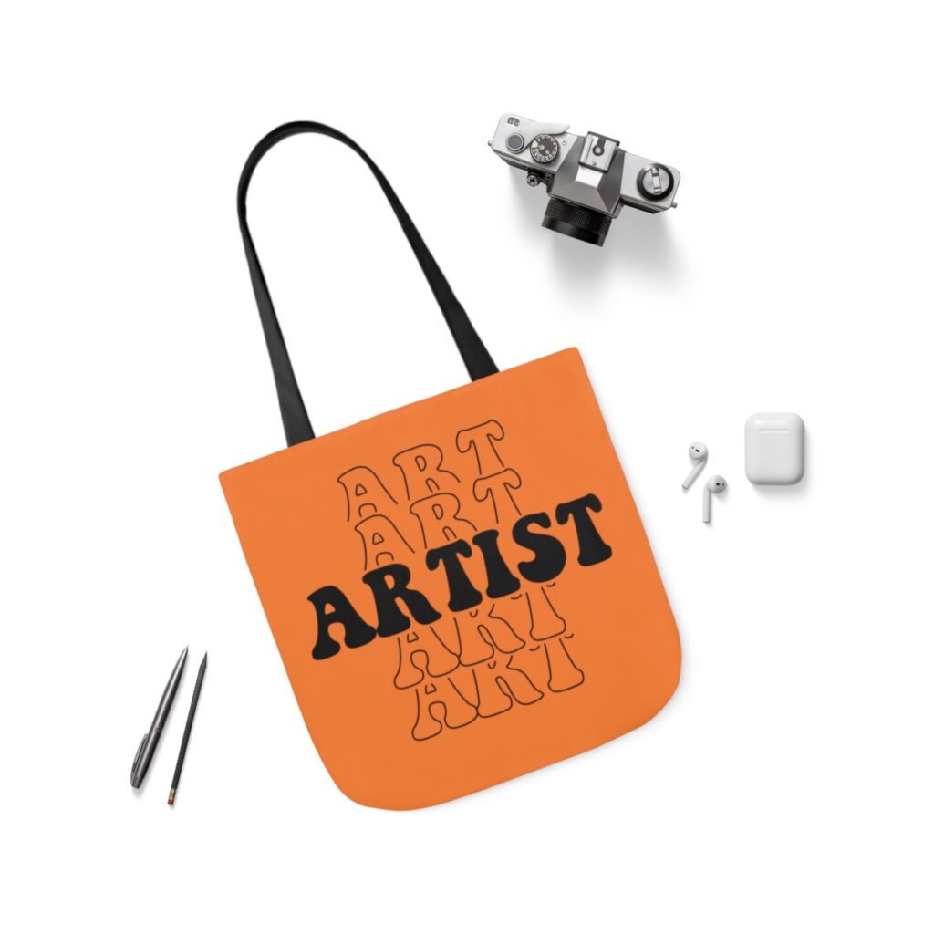 Art Obsessed Artist Canvas Tote Bag