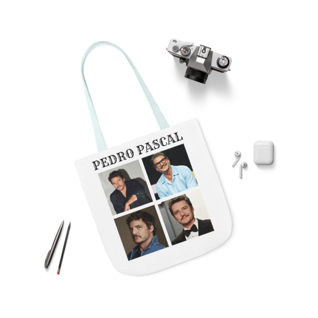 Pedro Pascal Collage Tote Bag