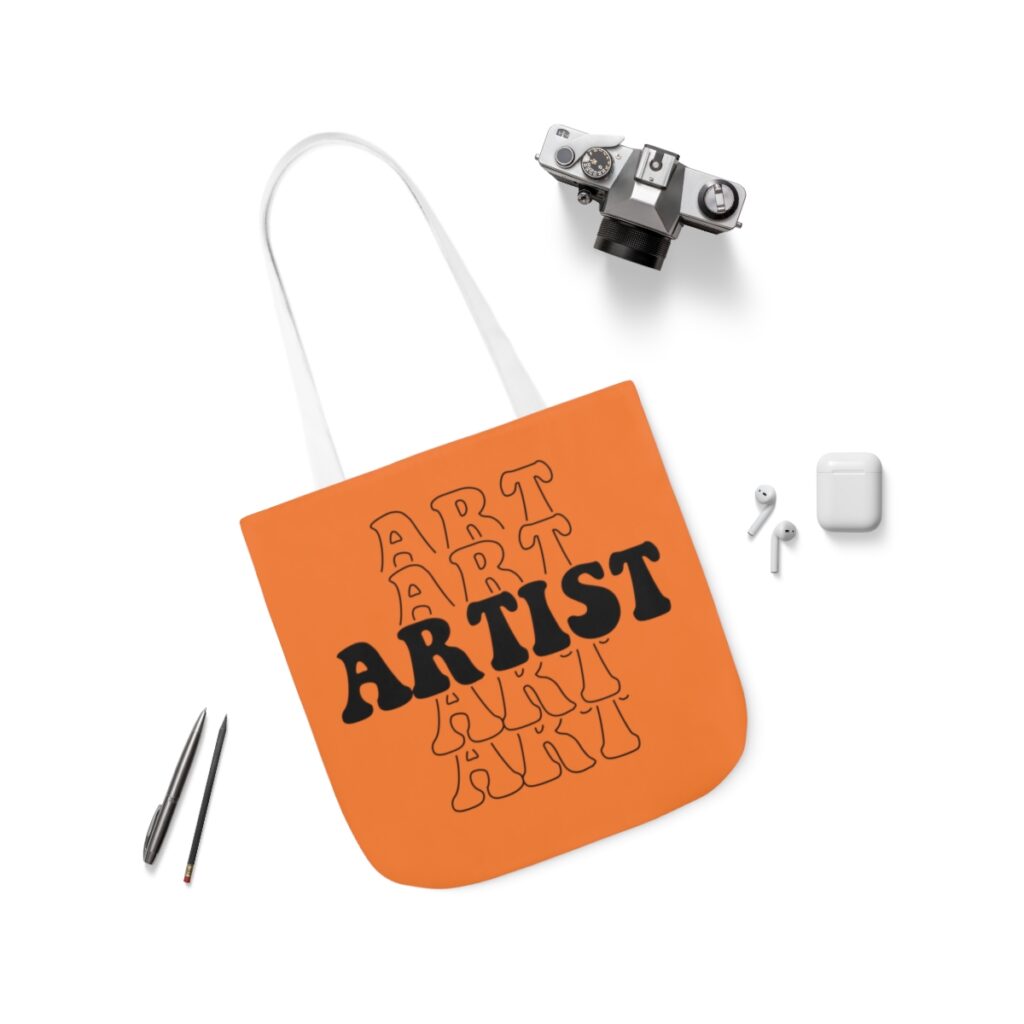 Art Obsessed Artist Canvas Tote Bag