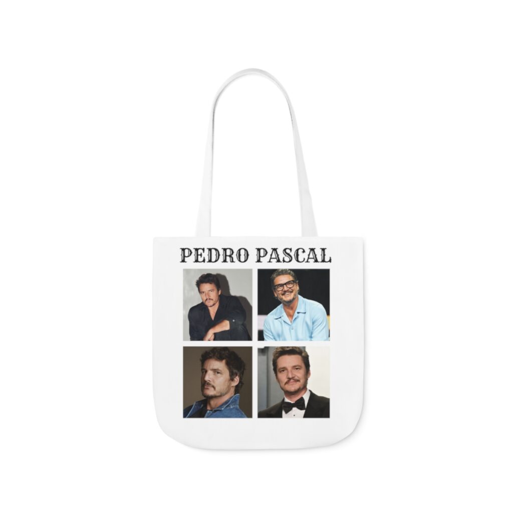 Pedro Pascal Collage Tote Bag