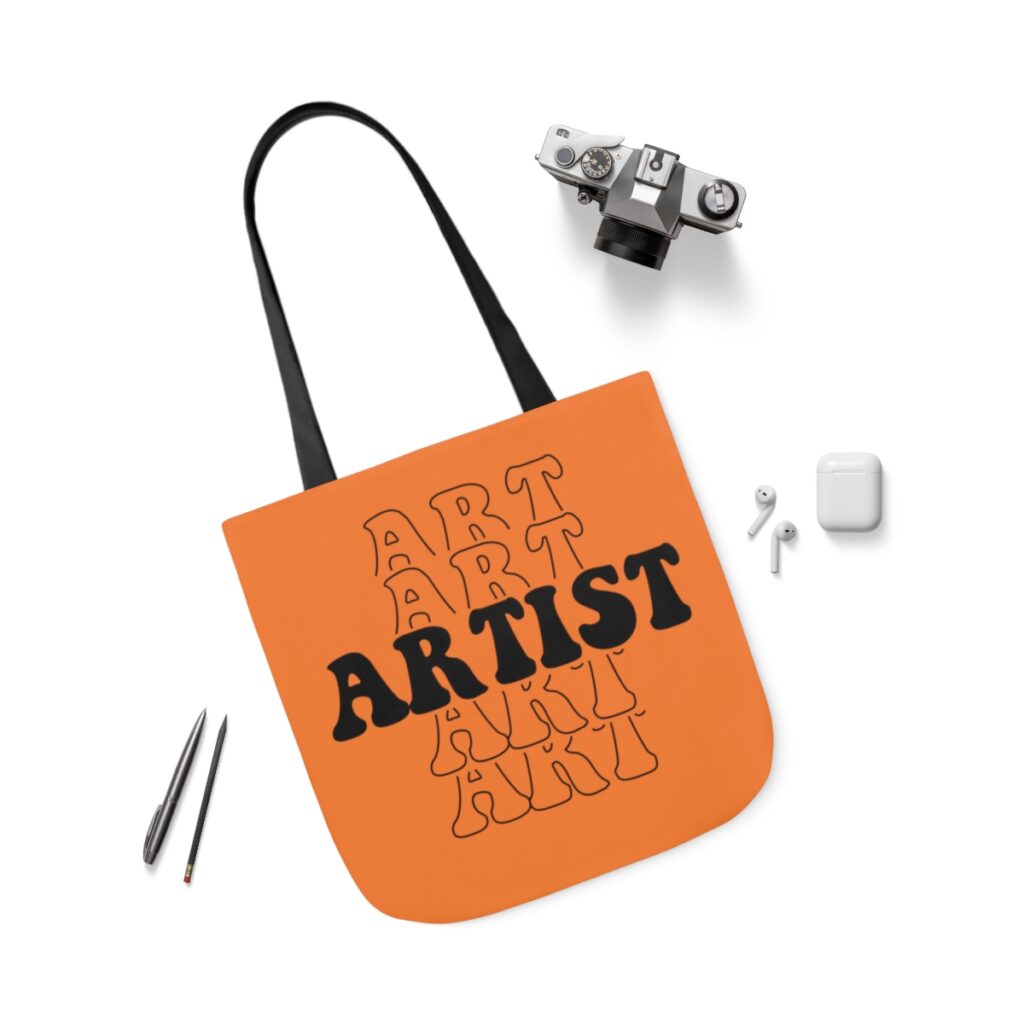 Art Obsessed Artist Canvas Tote Bag