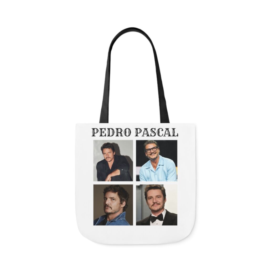 Pedro Pascal Collage Tote Bag