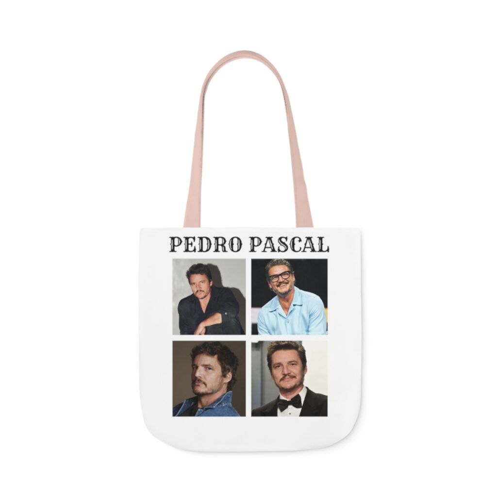 Pedro Pascal Collage Tote Bag