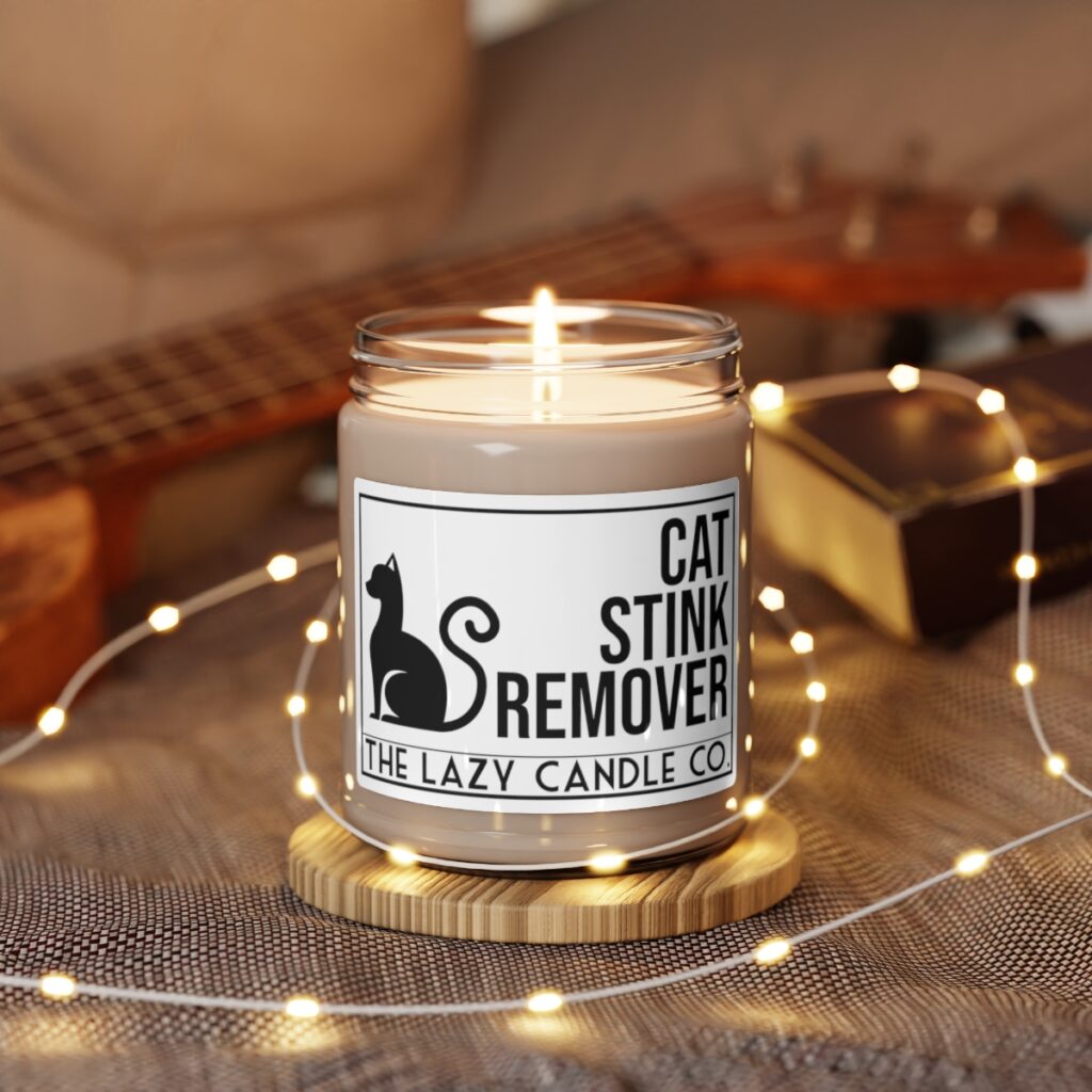 Cat Stink Remover" Odor-Eliminating Soy Candle, 9oz