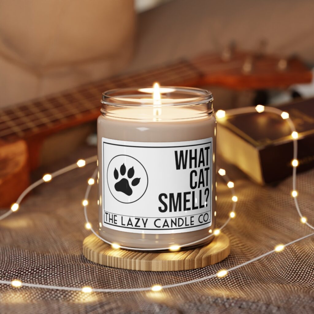 What Cat Smell?" Odor Eliminator Candle, 9oz