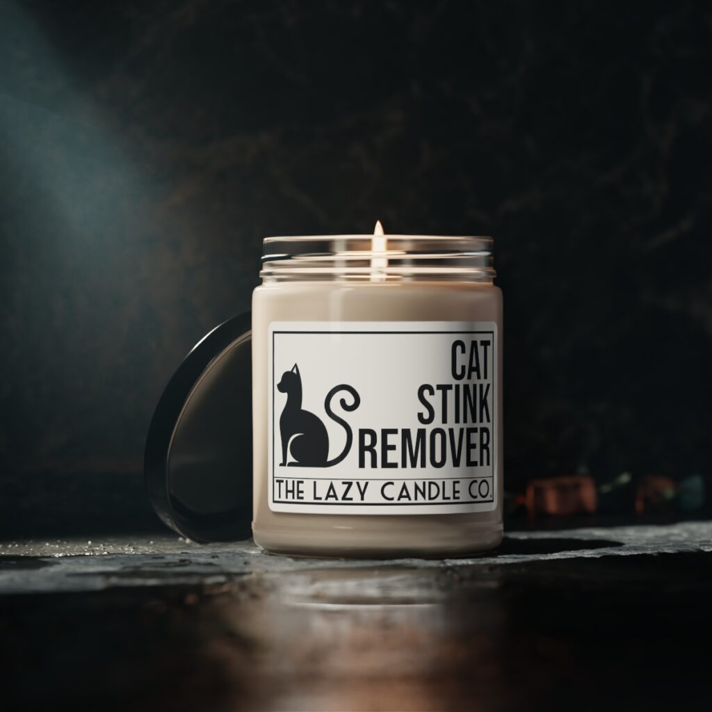 Cat Stink Remover" Odor-Eliminating Soy Candle, 9oz