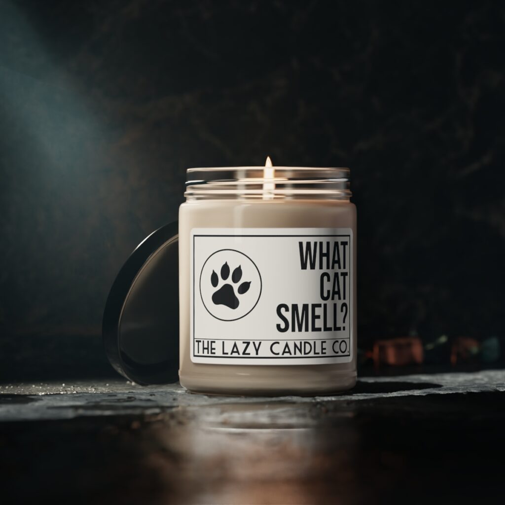 What Cat Smell?" Odor Eliminator Candle, 9oz