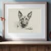 Belgian Malinois Portrait Fine Art Print