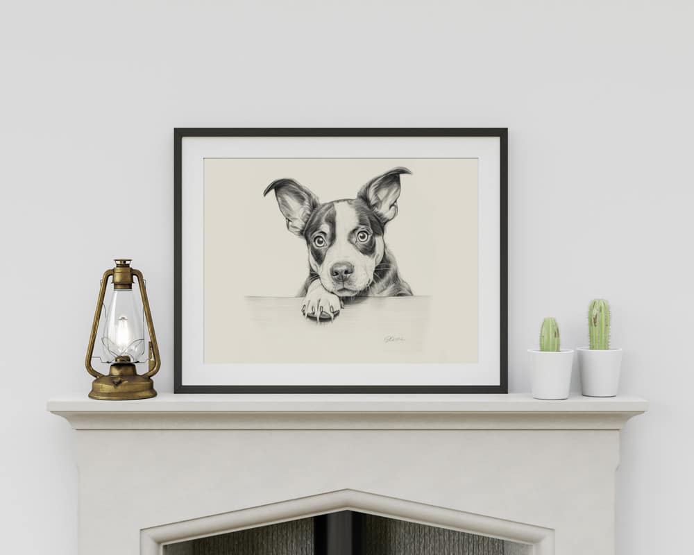 Boston Terrier Portrait Fine Art Print