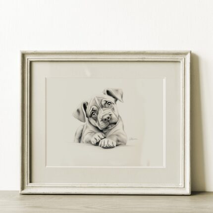 Bulldog Portrait Fine Art Print