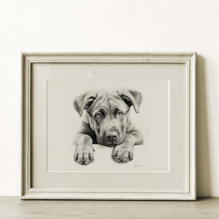 Cane Corso Portrait Fine Art Print