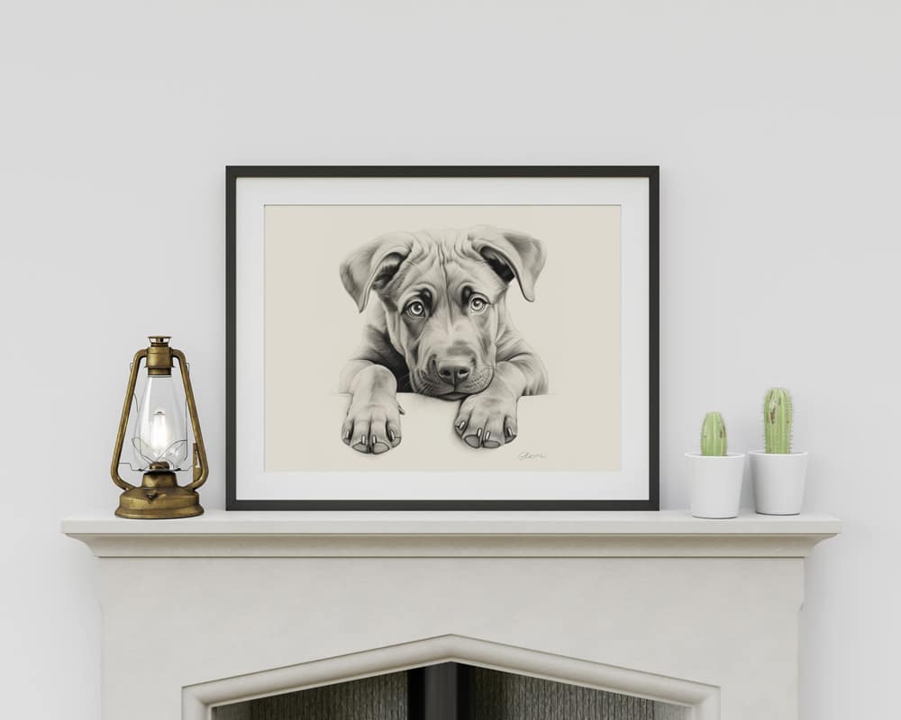 Cane Corso Portrait Fine Art Print