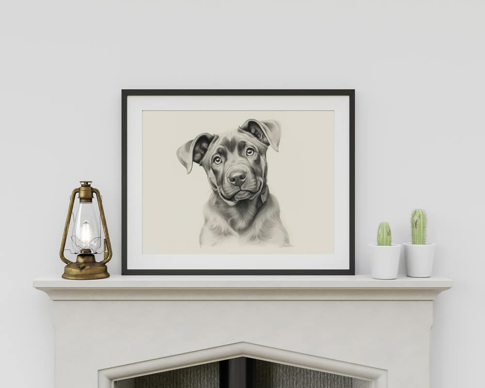 Cane Corso Portrait Fine Art Print